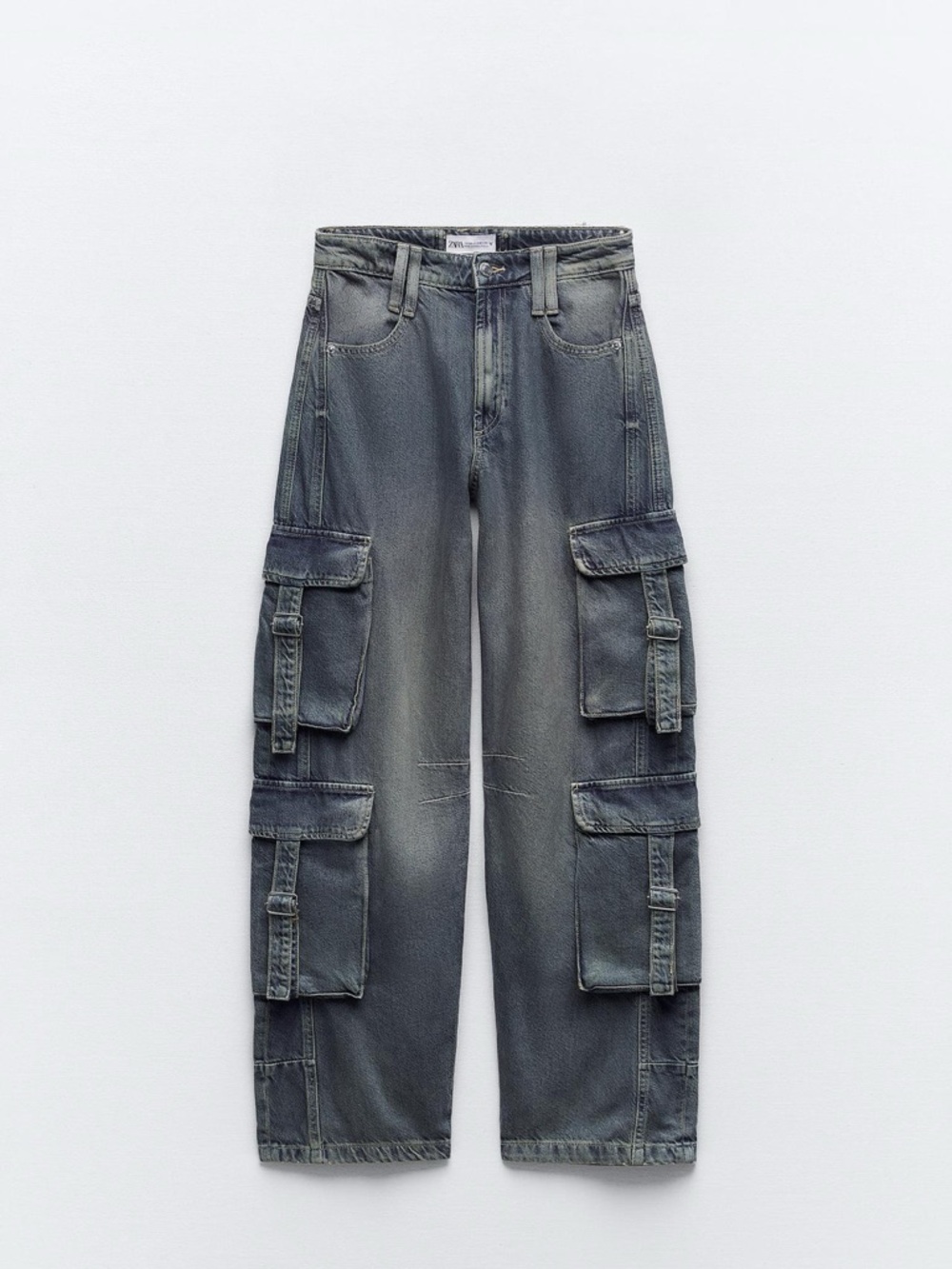 Zara Cargo Jeans - Rugged Utility Style